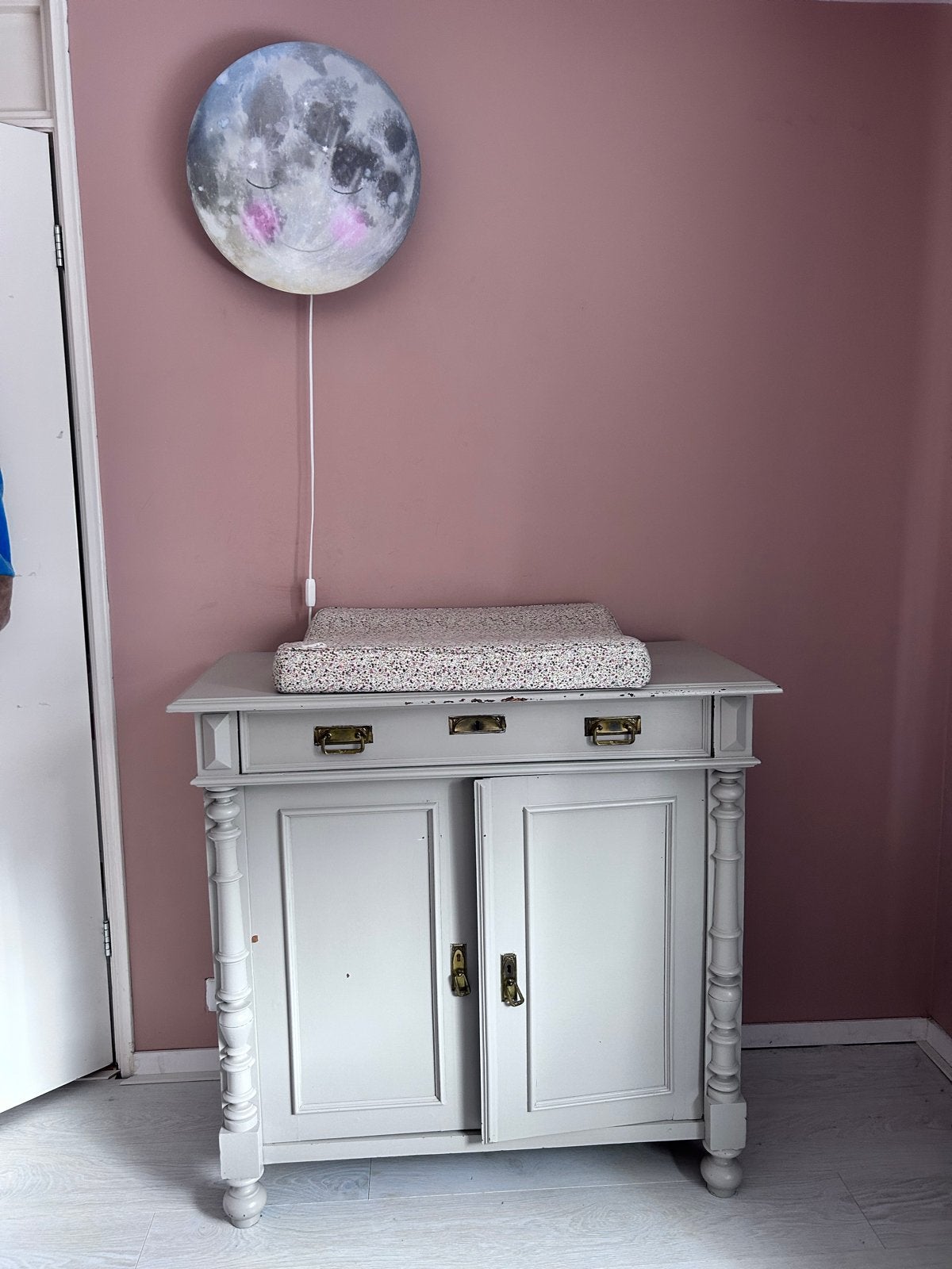 Vintage commode / kast - Grijs - 99x103x47cm, Gebruikt, Ophalen of Verzenden, 100 cm of meer, Minder dan 50 cm