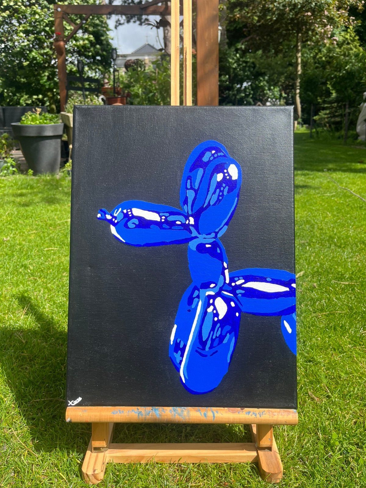 Balloon Dog schilderij – Moderne Pop Art wanddecoratie, Ophalen, Nieuw, Acrylverf