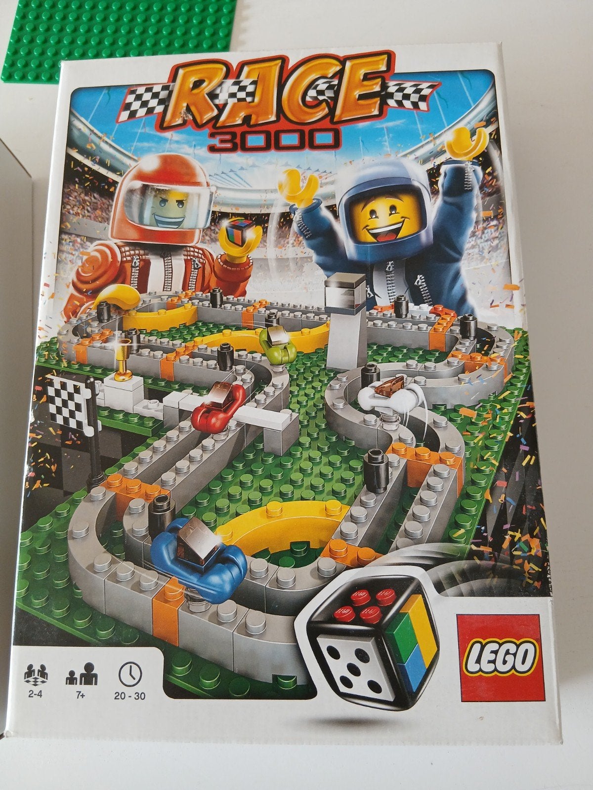 Lego Race 3000 Bordspel - Compleet en Zo Goed als Nieuw, Inclusief instructies, Lego, Ophalen of Verzenden, Zo goed als nieuw
