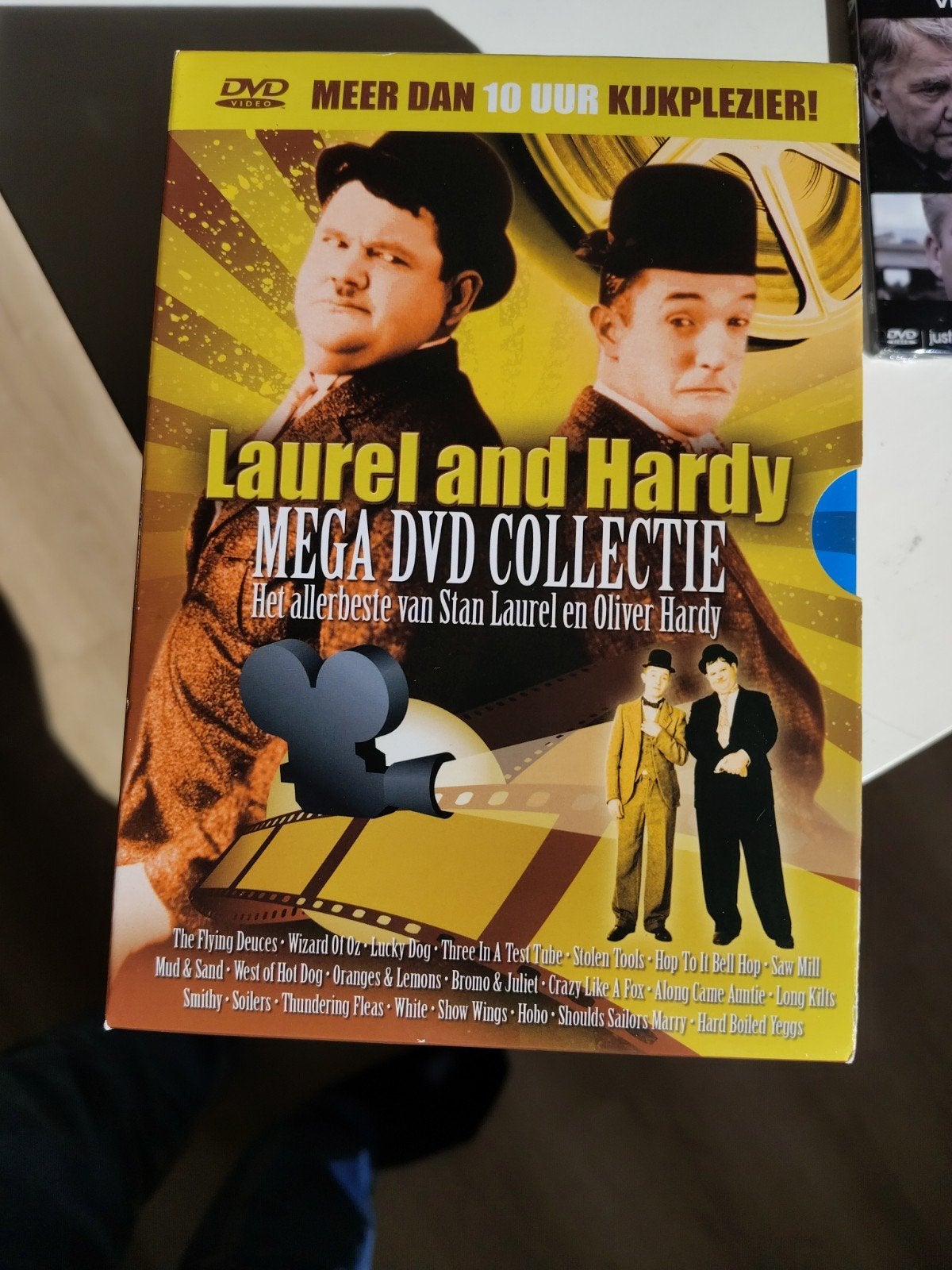Laurel and Hardy Mega DVD Collectie - Het allerbeste, Cd's en Dvd's, Alle leeftijden, Nederlands, Ophalen of Verzenden, Zo goed als nieuw