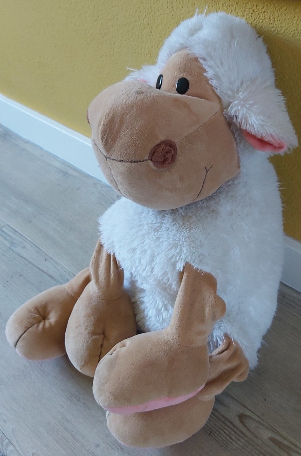 Te koop: grote super leuke knuffel - schaap, Ophalen, Gebruikt, Overige typen