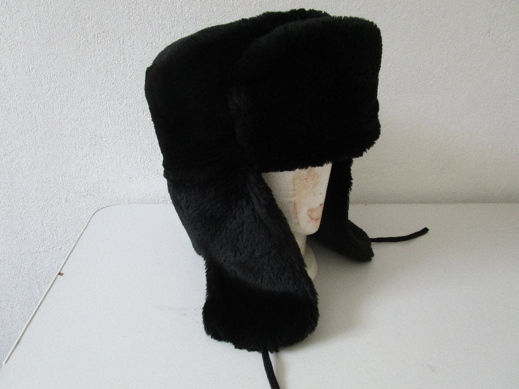Imitatie bontmuts, met oorflappen, Kleding | Heren, Ophalen of Verzenden, Zo goed als nieuw, Pet