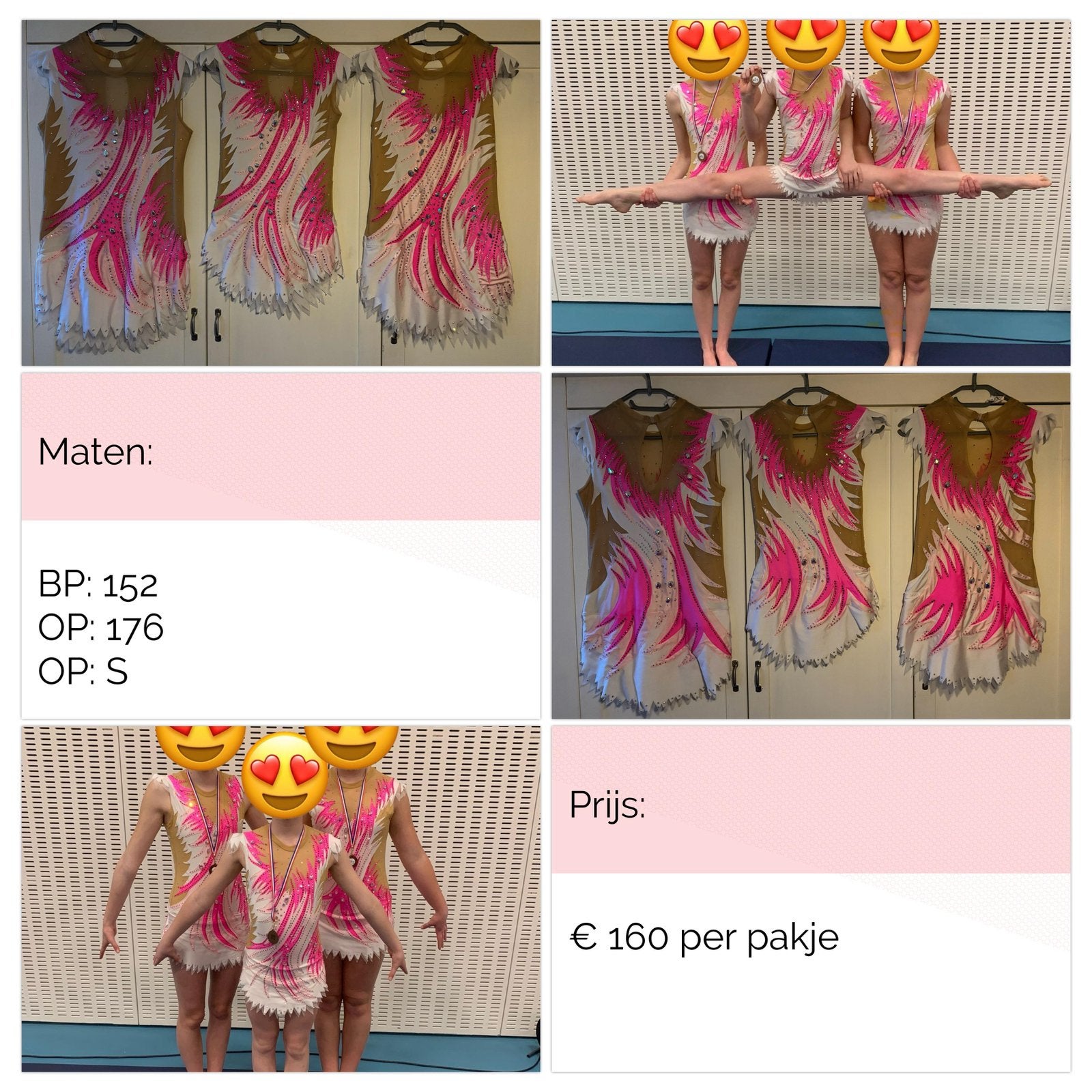 Acropakjes trio, Kindermaat 146 t/m 176, Ophalen of Verzenden, Zo goed als nieuw, Materiaal