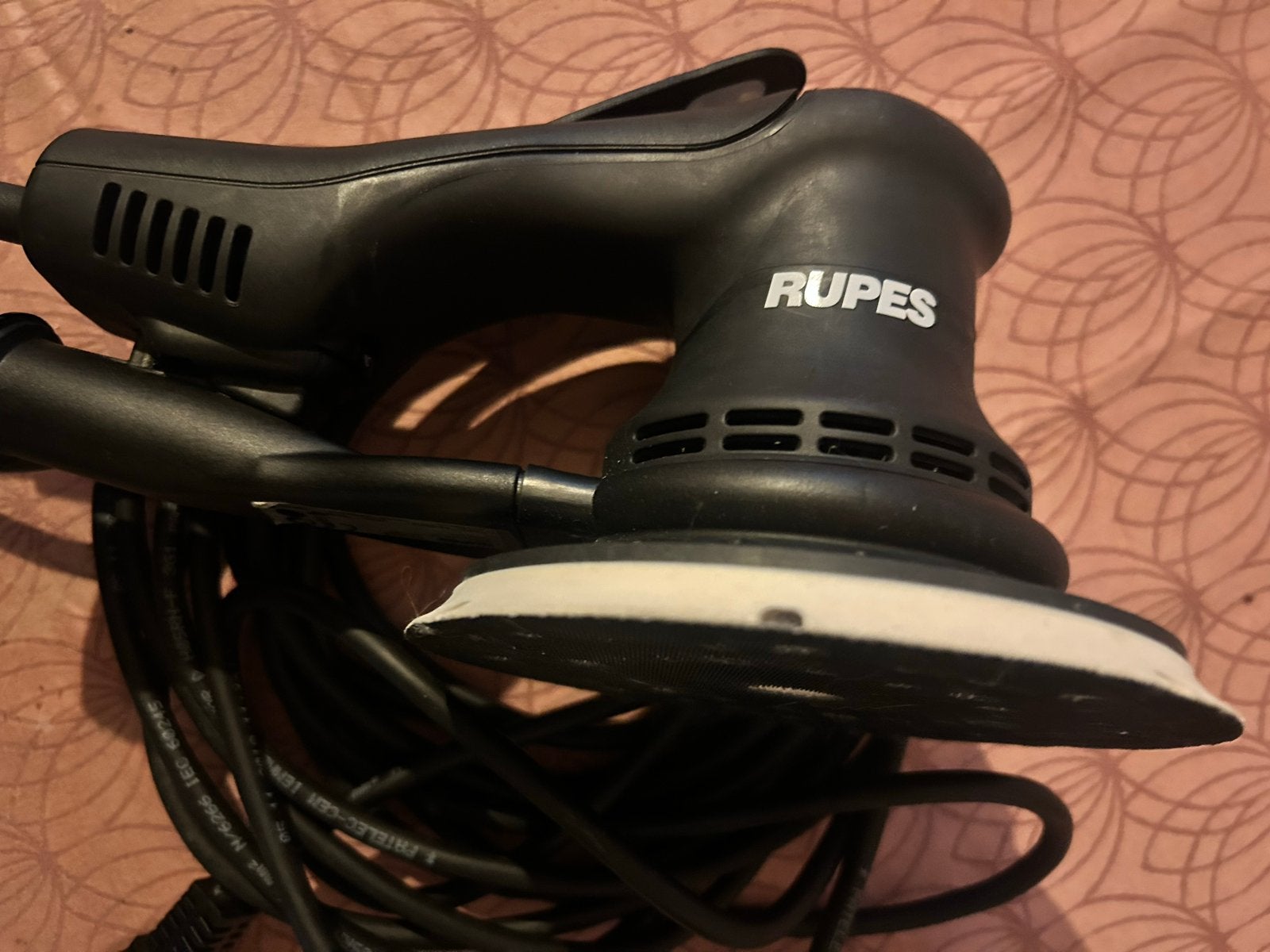 RUPES Skorpio E Excentrische Schuurmachine - Zonder doos, Doe-het-zelf en Verbouw, Gereedschap | Schuurmachines, Ophalen, Zo goed als nieuw