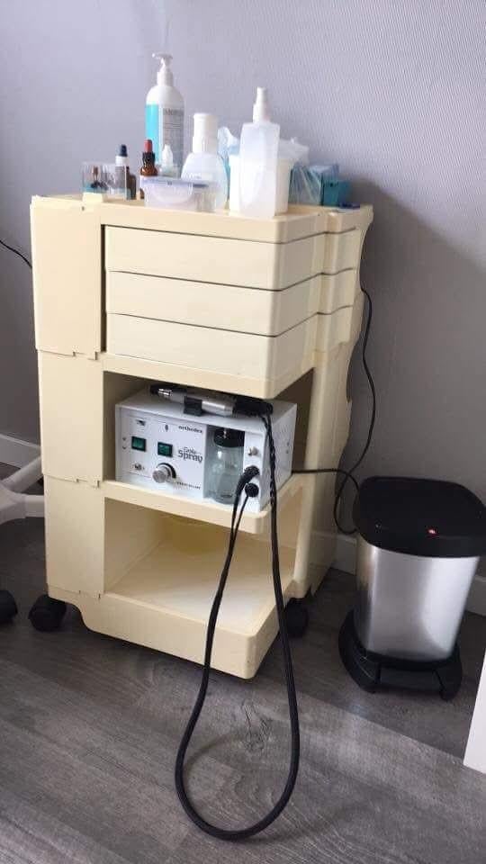 Vintage Joe Colombo Boby Trolley - Crème, Ophalen