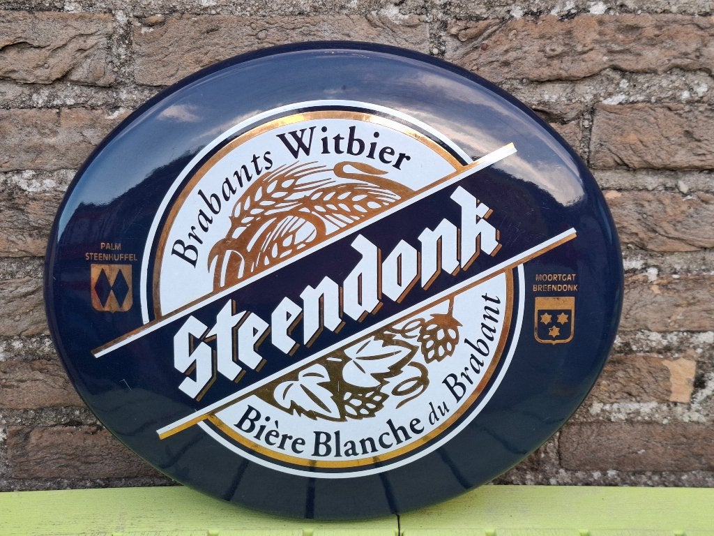 Emaillebord Steendonk Bier, Verzamelen, Ophalen of Verzenden, Nieuw, Reclamebord, Plaat of Schild, Overige merken