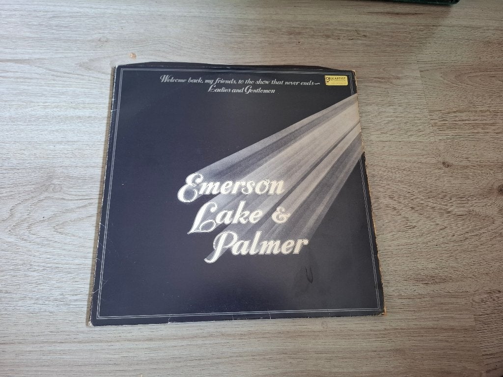 3 LP Emerson, Lake & Palmer – Welcome Back My Friends.(1974), Gebruikt, Ophalen of Verzenden, 1970 - 1979, 12 inch