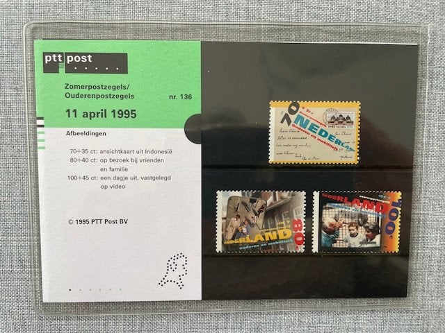 Postzegelmapje PZM136 Zomerzegels 1995 Postfris, Ophalen of Verzenden, Postfris, Overige thema's