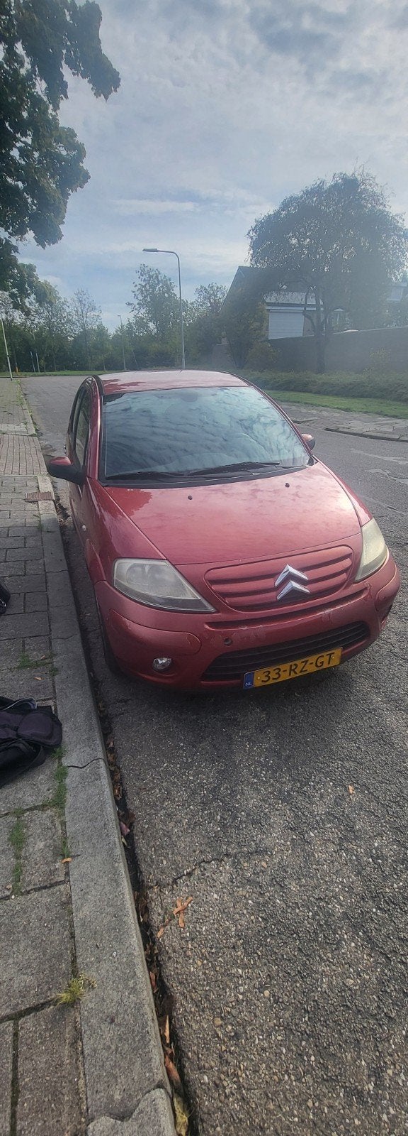 Citroën C3 1.4 I 2005 Rood, Ophalen of Verzenden, Voor, Citroën, Motorkap