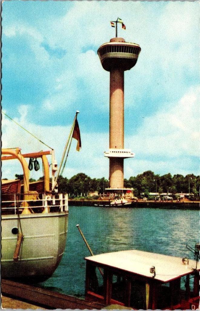 Rotterdam - Euromast (1961), Verzenden, 1940 tot 1960, Gelopen, Zuid-Holland