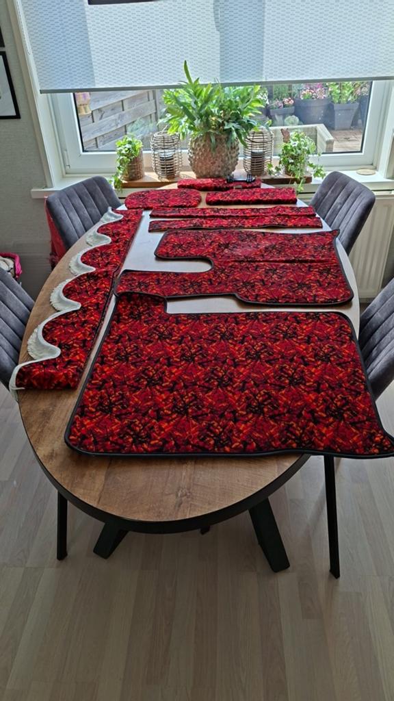 Rood pluche bekleding daf xf106, Ophalen, Gebruikt, DAF, Interieur en Bekleding