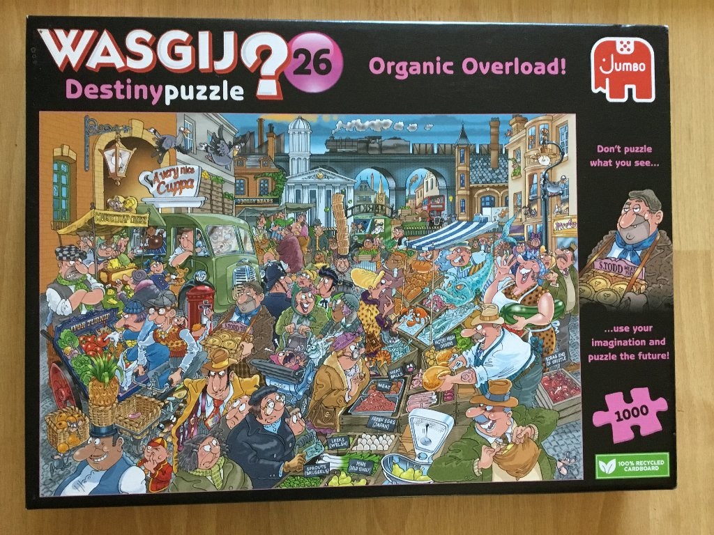 Legpuzzel Wasgij, Ophalen, 500 t/m 1500 stukjes, Zo goed als nieuw, Legpuzzel