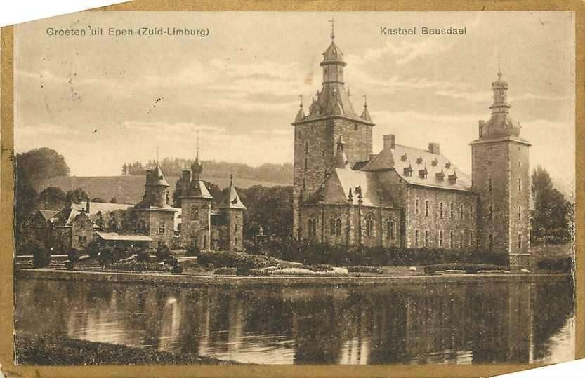 377-616-021 Epen ZL Kasteel Beusdaal, Ophalen of Verzenden, Voor 1920, Noord-Brabant