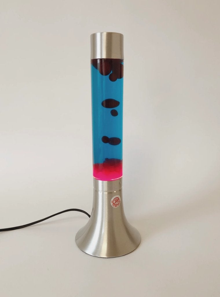 RETRO LAVALAMP | BLAUW/ROOD, -, -, Nieuw, Ophalen of Verzenden