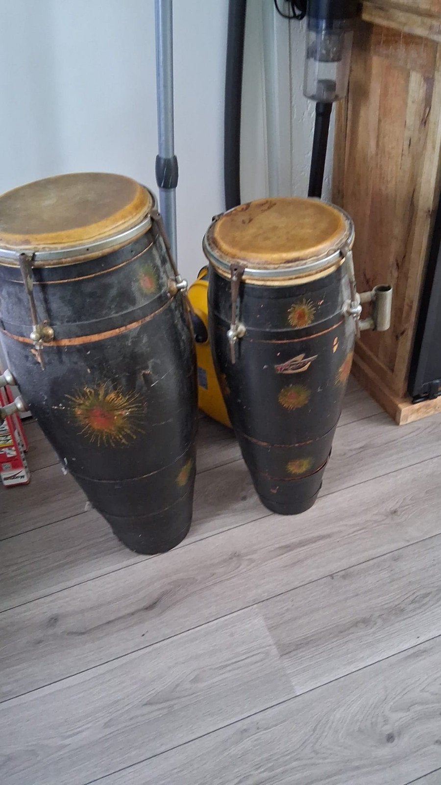Set van 2 Conga's - Gebruikt, Muziek en Instrumenten, Percussie, Ophalen, Gebruikt, Trommel
