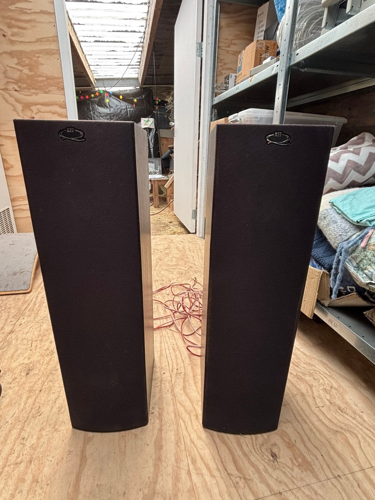 Kef speakers 100w 8 ohm, Audio, Tv en Foto, Luidsprekers, Ophalen, 60 tot 120 watt, Front, Rear of Stereo speakers, Overige merken