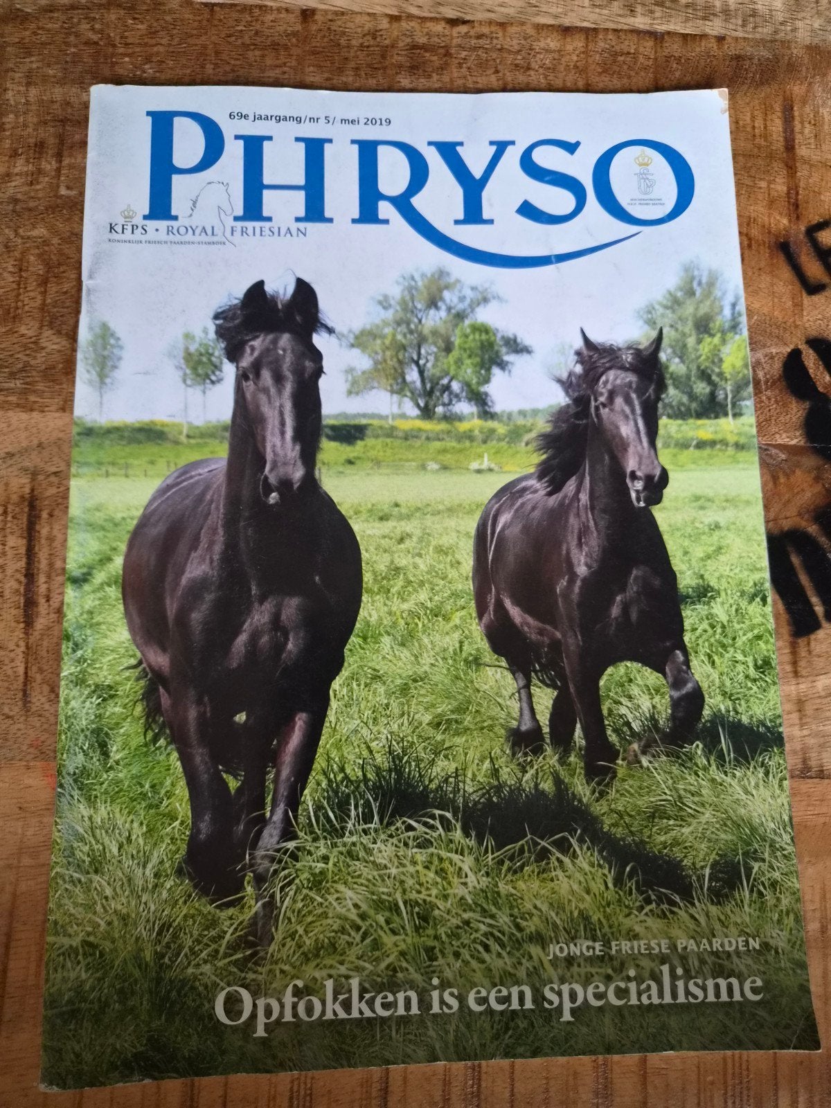 PHRYSO Magazine mei 2019 - Jonge Friese Paarden, Ophalen of Verzenden, Gelezen, Overige typen