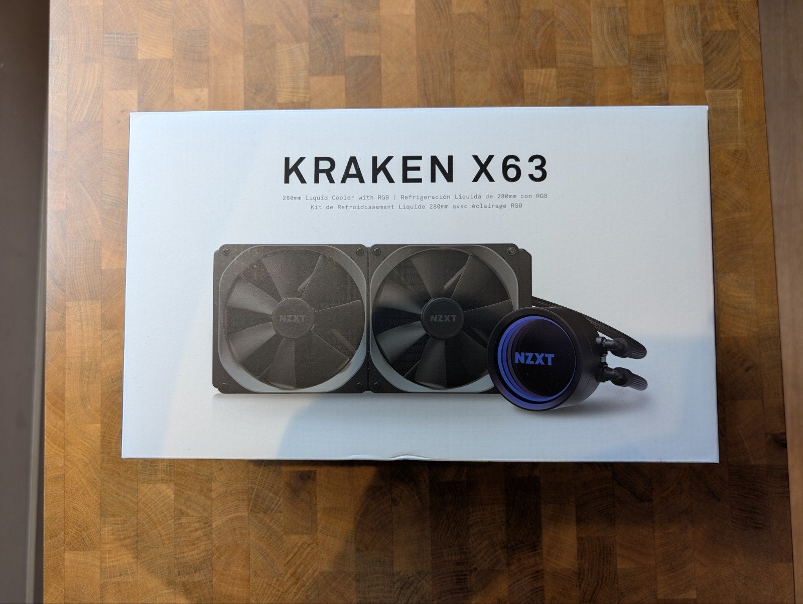 NZXT Kraken X63 280mm AIO Waterkoeling RGB, Computers en Software, Computerkoelers, Ophalen of Verzenden, Zo goed als nieuw, Waterkoeling