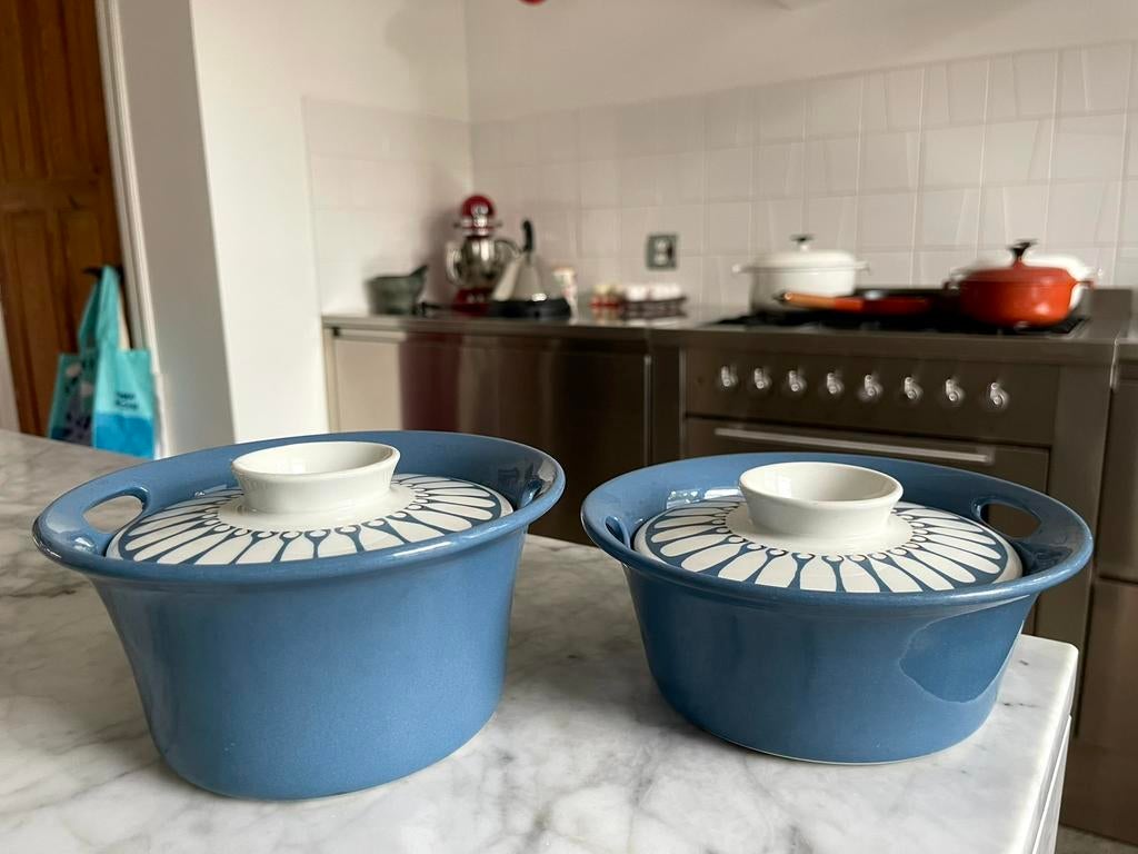 Turi design Daisy Figgjo Flint Norway dekschaken set vintage, Ophalen of Verzenden, Glas, X, Overige stijlen