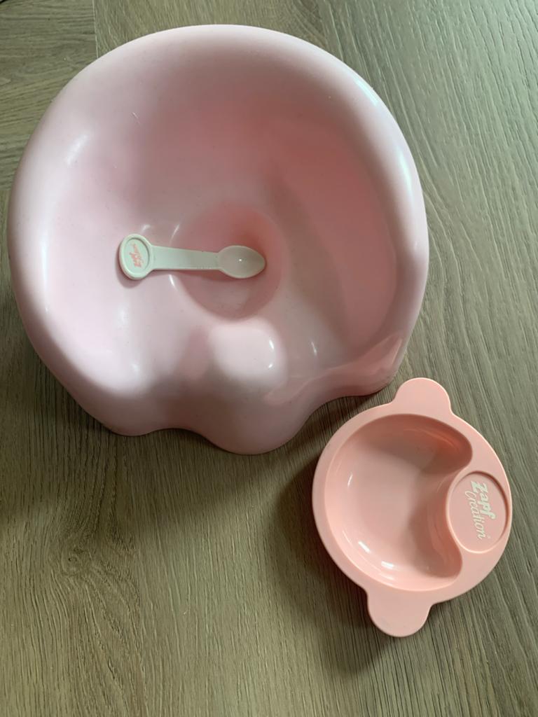 Baby Born accessoires: potje en bordje met lepel, Ophalen of Verzenden, Zo goed als nieuw