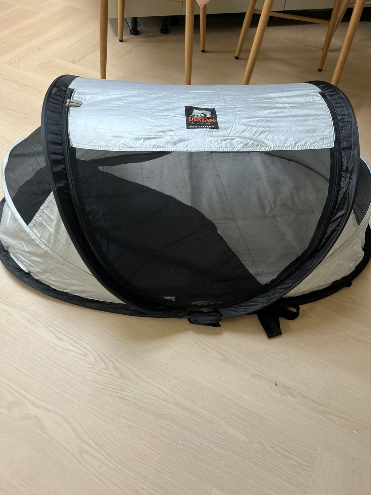 DERYAN Pop-up Baby Reisbedje/Campingbedje, Ophalen, Gebruikt, Tot en met 2