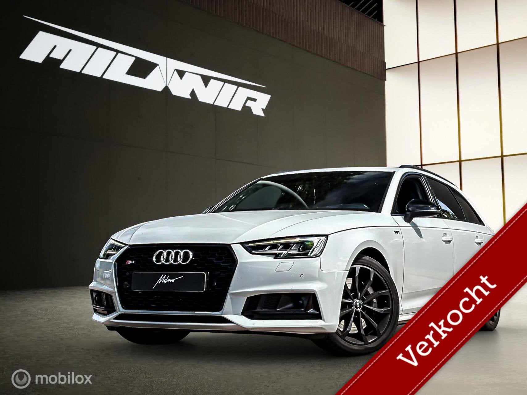 Audi S4 Avant 3.0 TFSI S4 quattro 354pk |Pano |B&O |ACC, Auto's, 2995 cc, 1650 kg, Leder en Stof, Wit