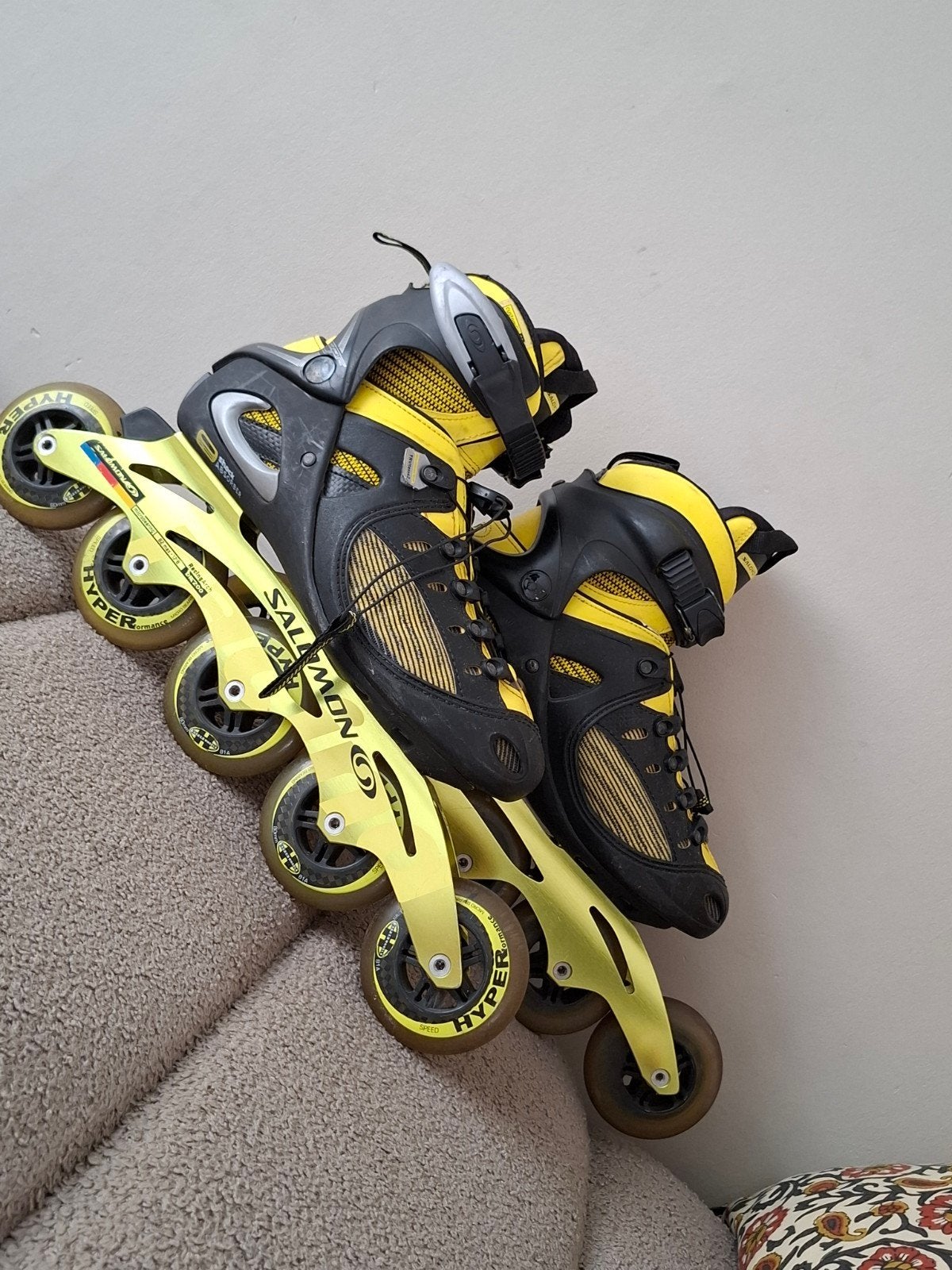 Salomon skeelers 5 wielen. maat 38, Inline skates, Sport en Fitness, Ophalen, Gebruikt, Inline skates 5 wielen, Salomon