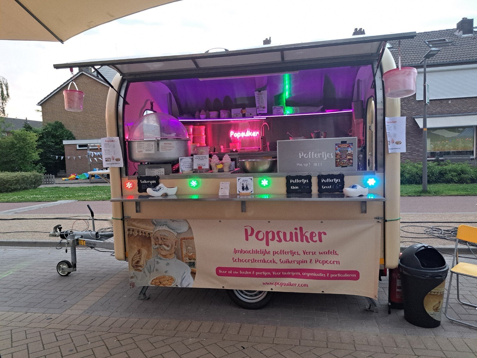 Poffertjes , suikerspin op locatie, Ophalen of Verzenden