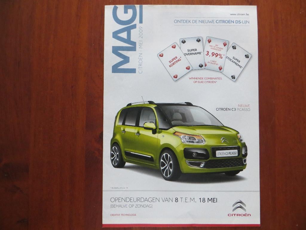 Citroën Opendeurdagen (mei 2009), Ophalen of Verzenden, Nieuw, Citroën