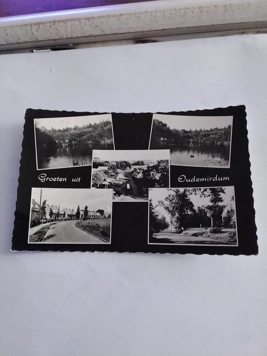 GROETEN UIT. OUDEMIRDUM 1961, Verzamelen, Ansichtkaarten | Nederland, Ophalen of Verzenden, 1960 tot 1980
