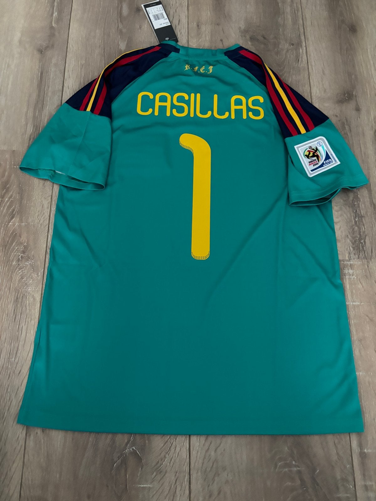Casillas #1 Spanje keepersshirt maat M, Maat M, Ophalen of Verzenden, Nieuw, Shirt