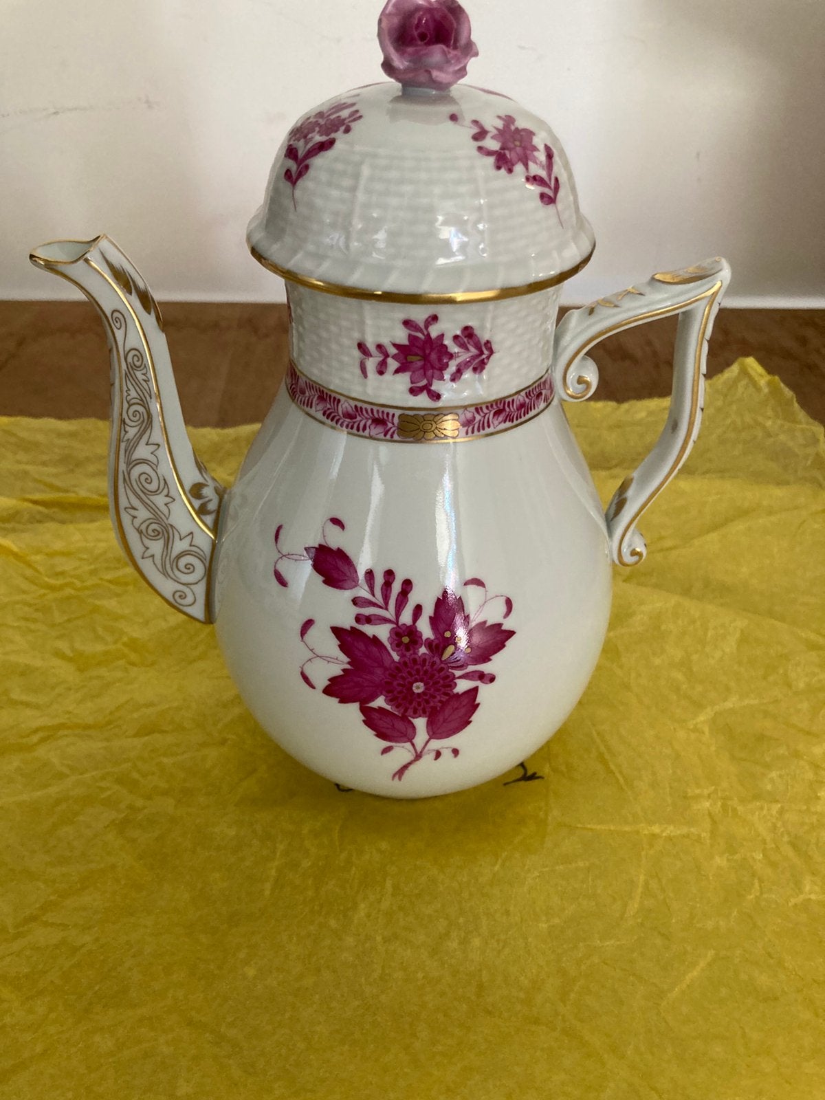 Herend rose koffiepot hoogte 25 cm, Ophalen of Verzenden