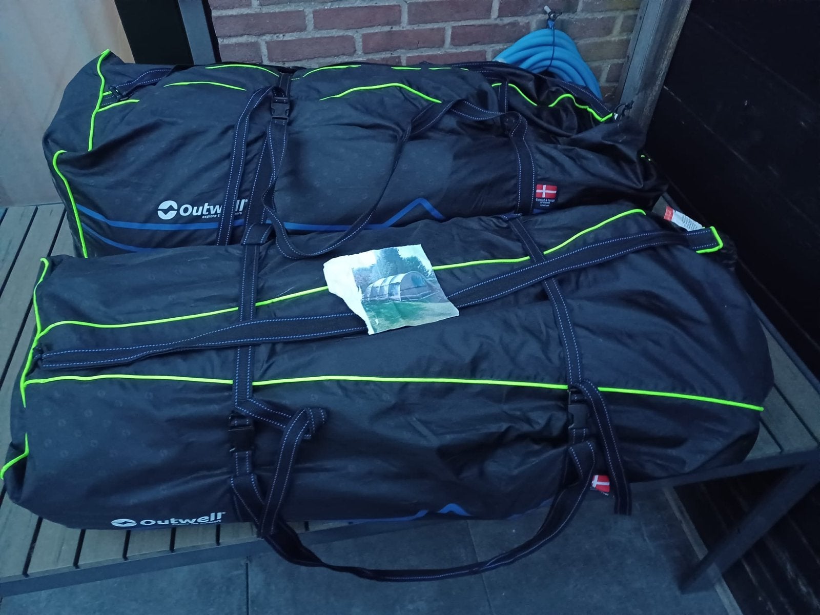 Outwell Yosemite Falls 6P tunneltent, Caravans en Kamperen, Tenten, Ophalen, Zo goed als nieuw, Tot en met 6