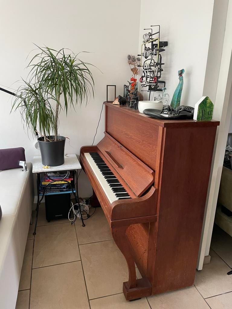 Klassieke Spaethe Piano, Ophalen, Gebruikt, Bruin, Piano