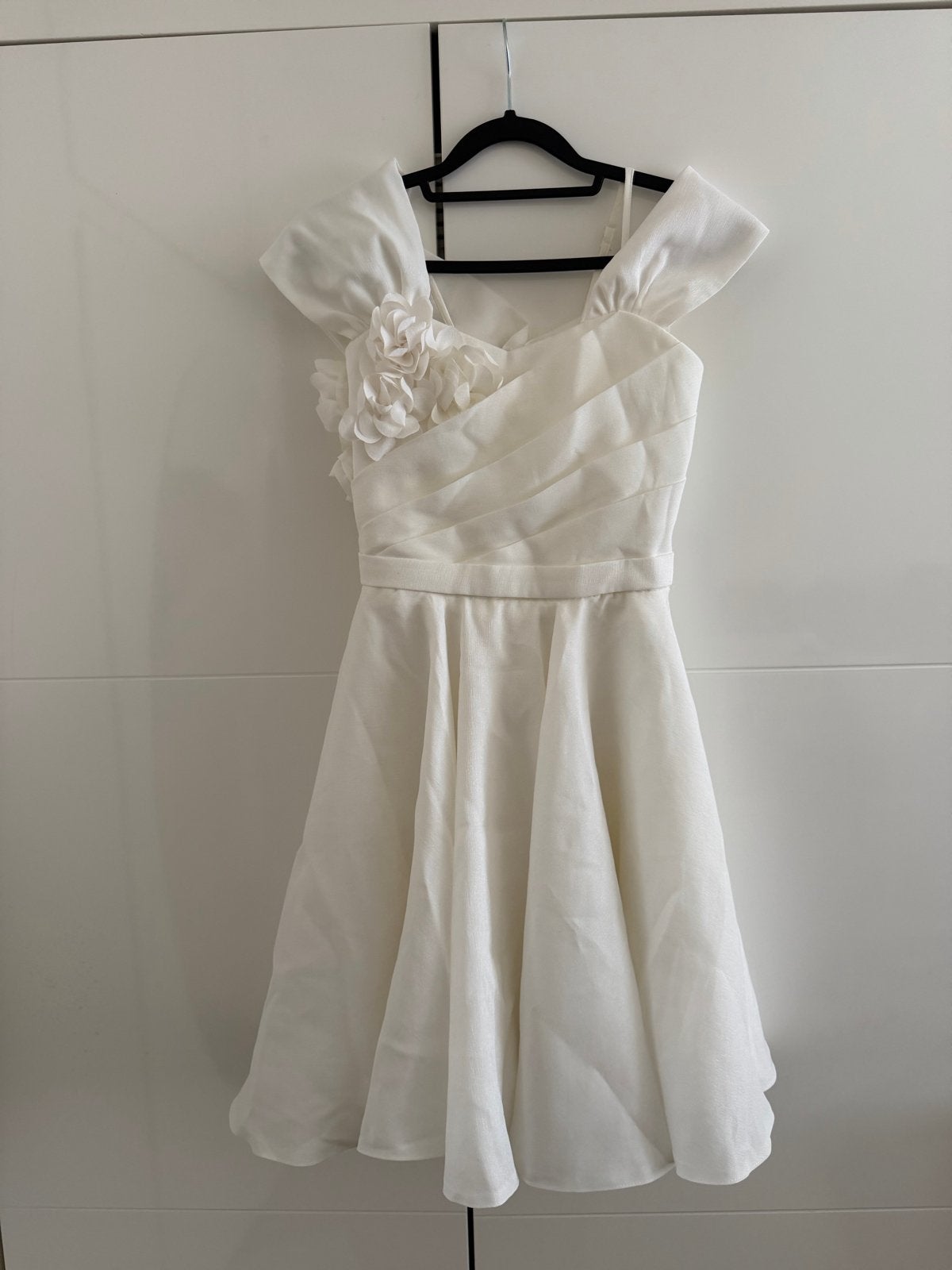 Elegante Witte Jurk voor Meisjes 13-14 Jaar, Boeken, Ophalen of Verzenden, Zo goed als nieuw