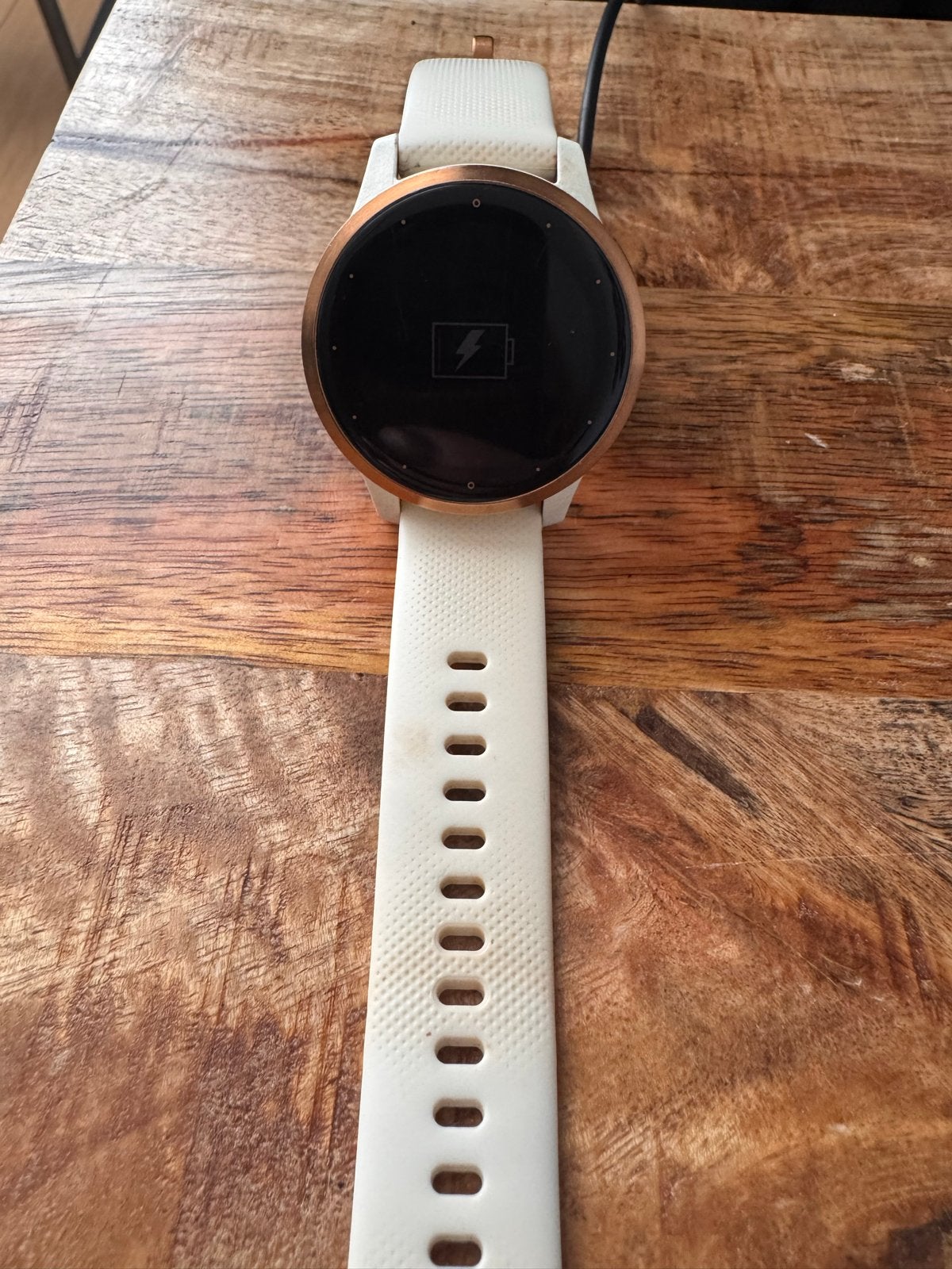 Garmin Vivoactive 4S - Wit/Roségoud 38mm, Sieraden, Tassen en Uiterlijk, Wit, Ophalen of Verzenden, Waterdicht, Afstand