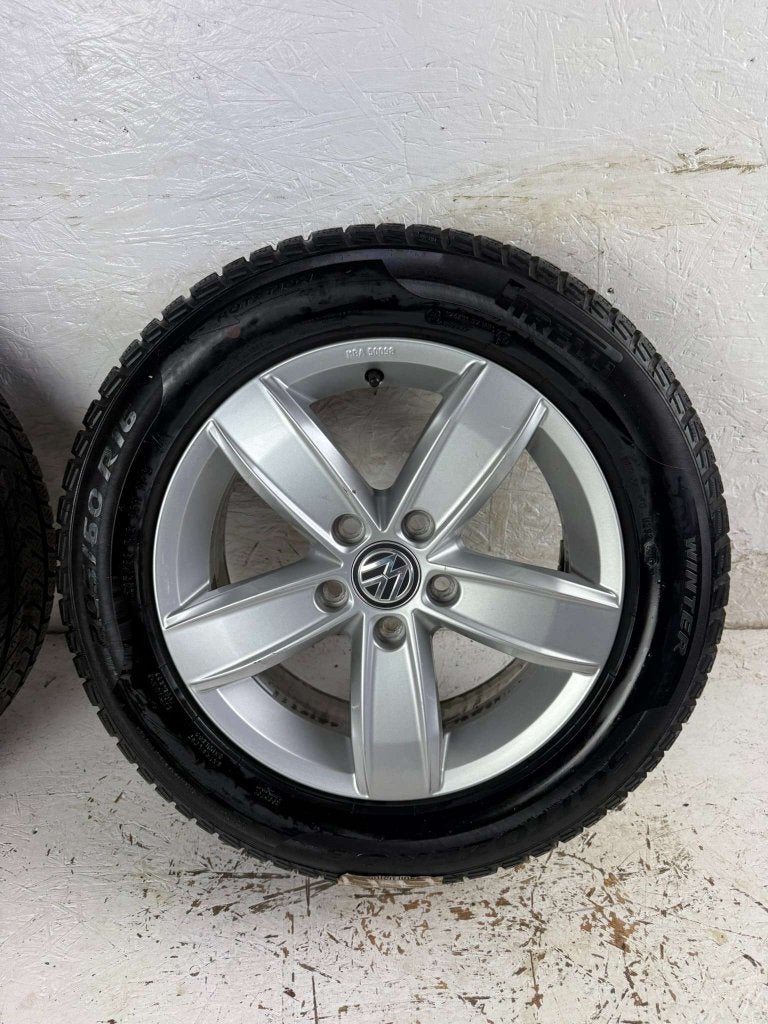 Originele Volkswagen Golf Touran velgen 16" 5x112 corvara, Niet ingevuld, Gebruikt, 16 inch, Banden en Velgen