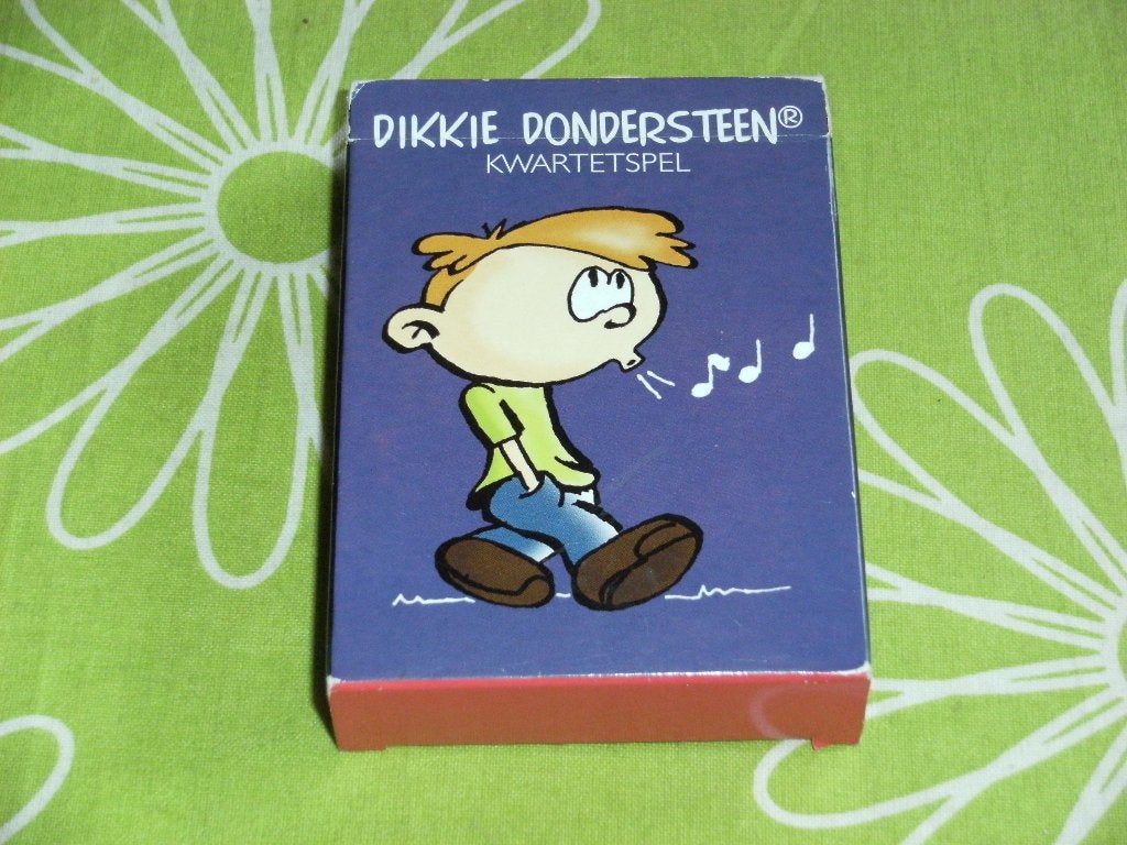 Dikkie Dondersteen kwartetspel, Ophalen of Verzenden, Zo goed als nieuw, Kwartet(ten)