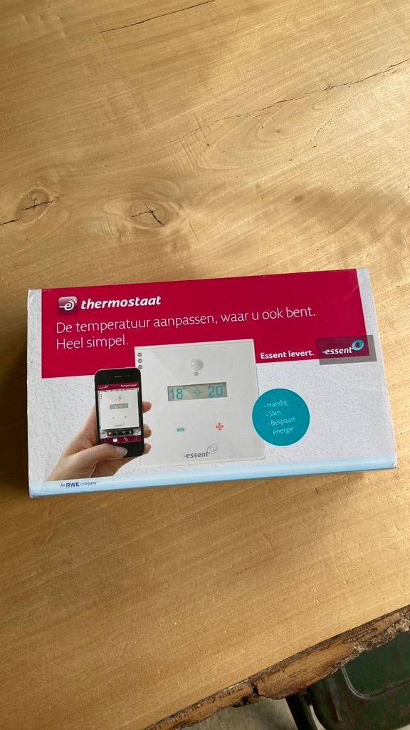 Essent E Thermostaat, Ophalen of Verzenden, Slimme thermostaat, Gebruikt