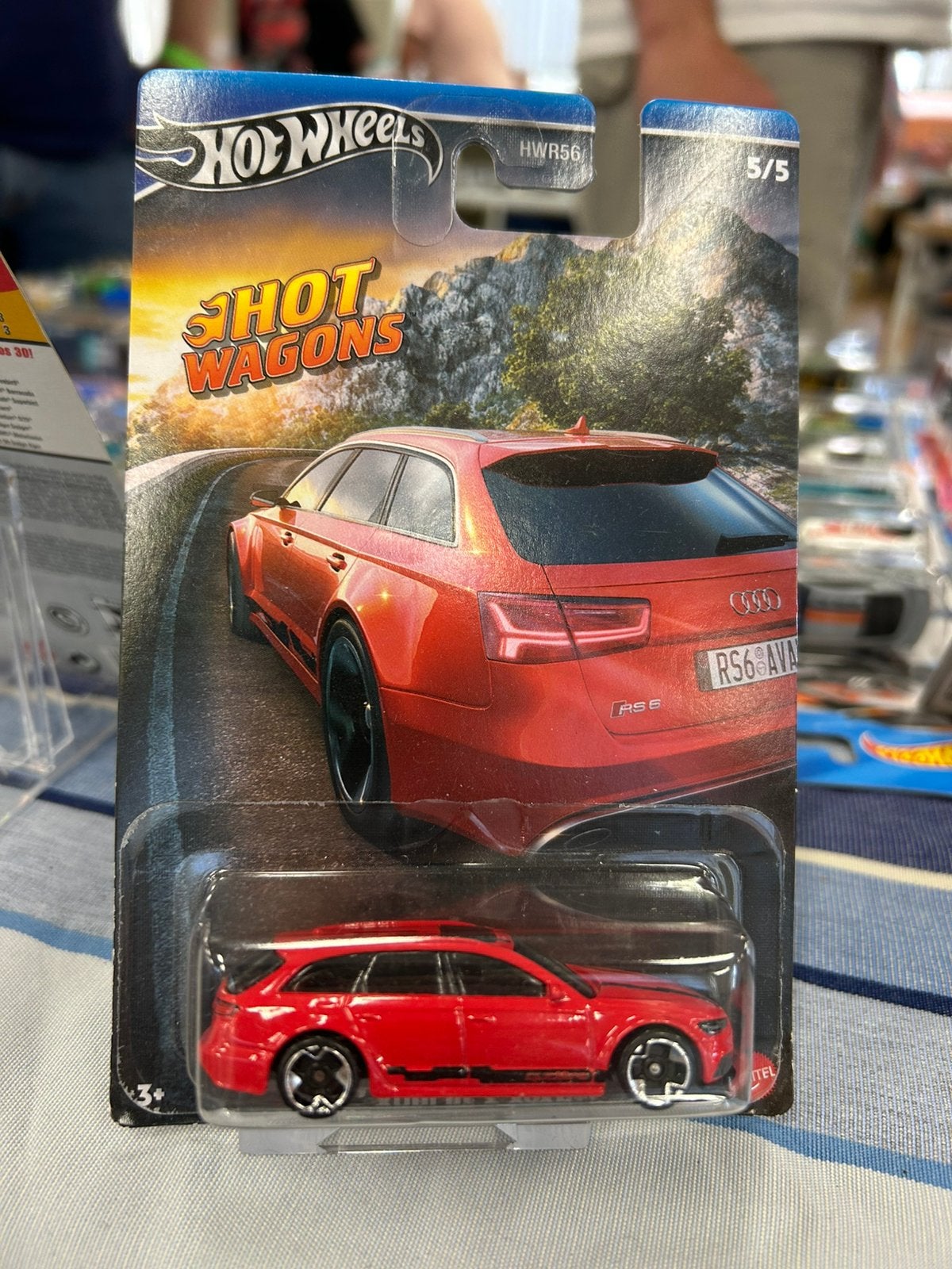 Hotwheels Audi RS6, Ophalen of Verzenden, Zo goed als nieuw, Auto