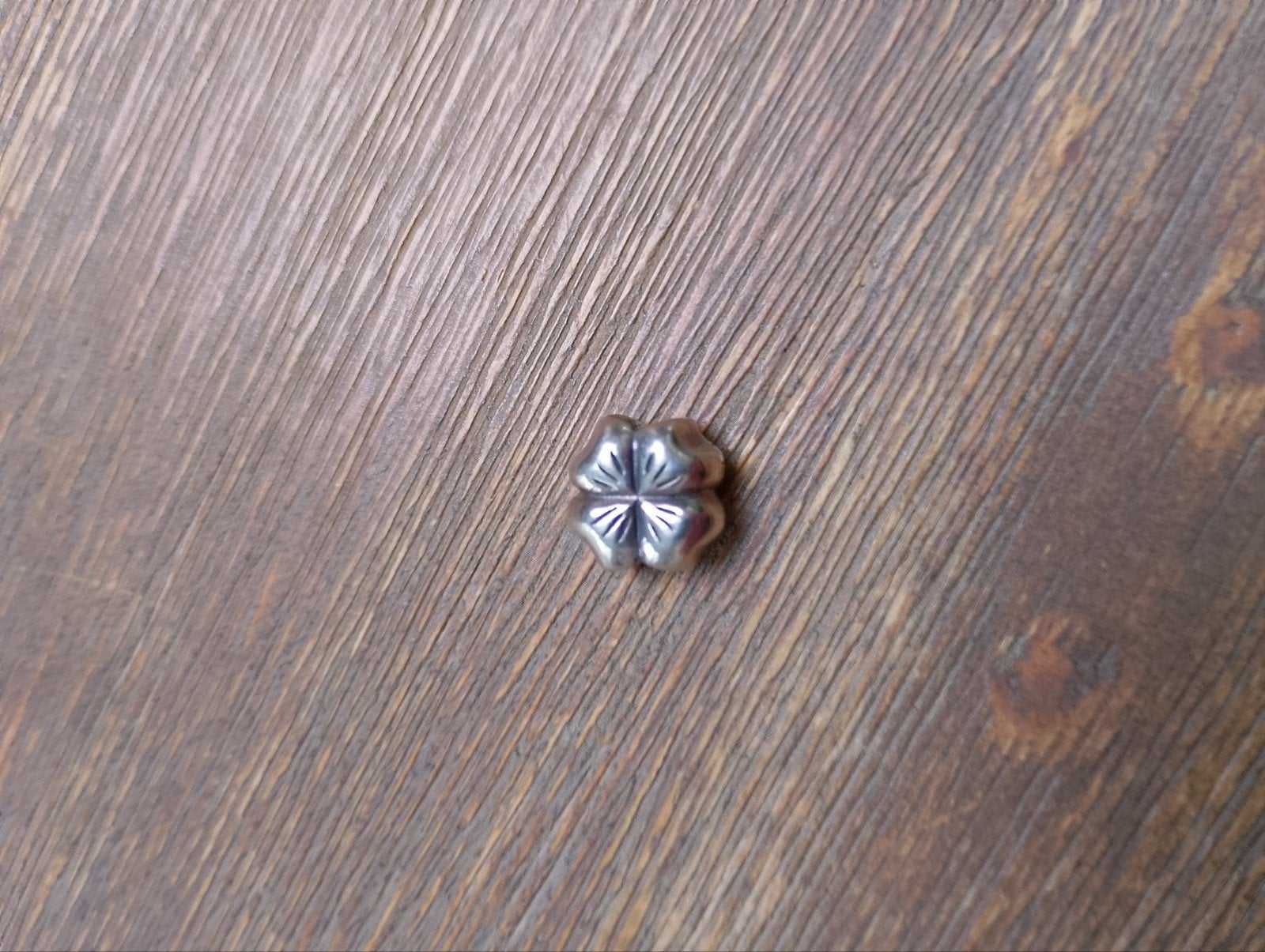 Pandora bedel klavertje vier, Pandora, Ophalen of Verzenden, Zo goed als nieuw, 1 bedel