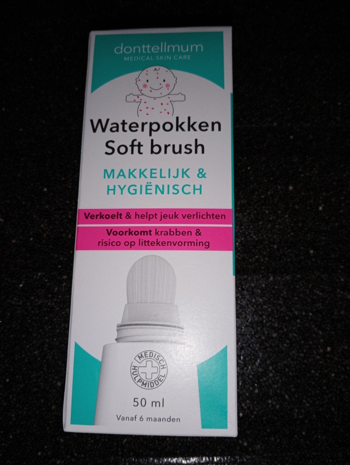 Donttellmum Waterpokken Soft Brush - Verkoelt & Verlicht Jeu, Ophalen of Verzenden