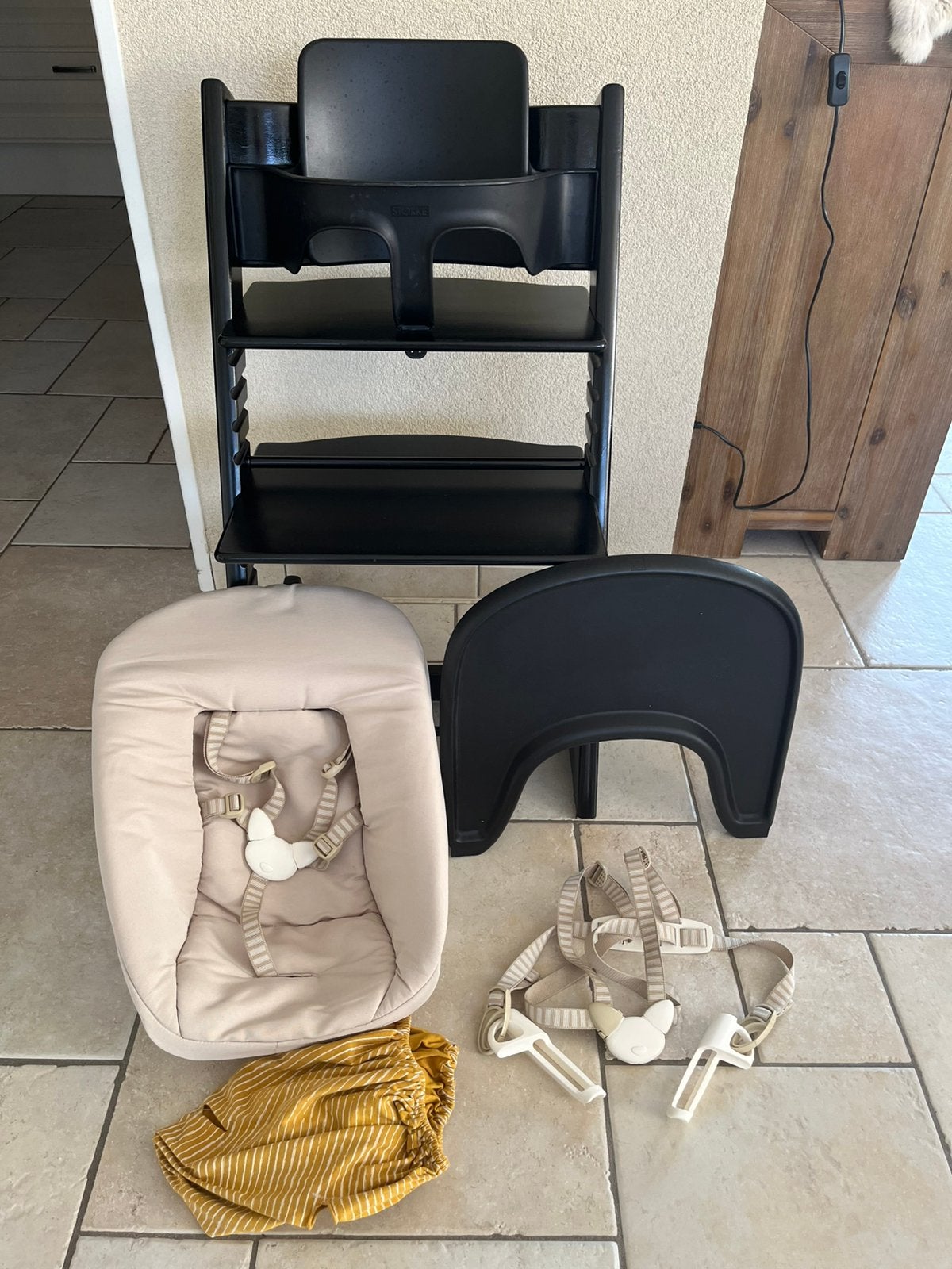 Stokke Tripp Trapp stoel trip trap kinderstoel, Kinderen en Baby's, Kinderstoelen, Ophalen, Zo goed als nieuw, Meegroeistoel