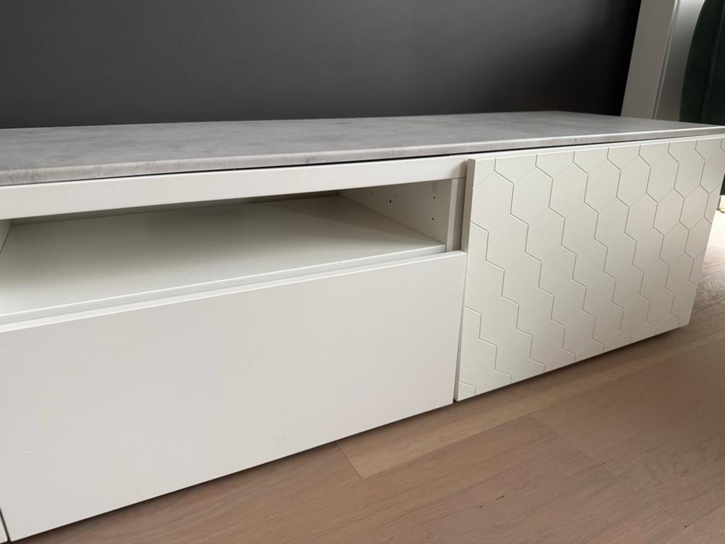 Gratis ophalen! IKEA Besta TV-meubel, Ophalen, Overige materialen, 150 tot 200 cm, Zo goed als nieuw