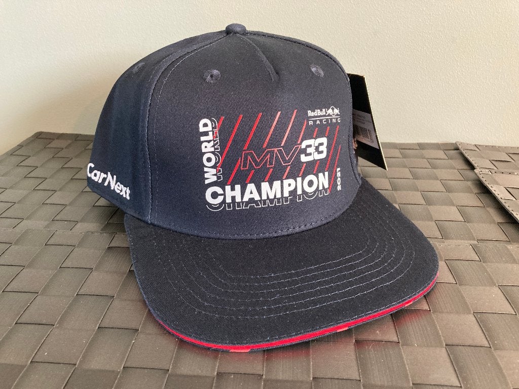 Max Verstappen 2021 World Champion pet Red Bull Racing, Ophalen of Verzenden, Nieuw, Formule 1