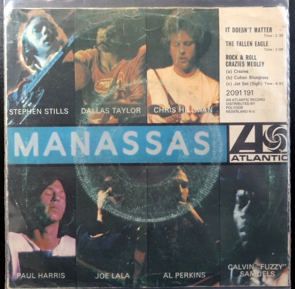 Vinyl single Manassas - It doesn't matter - € 2,00, Gebruikt, 7 inch, Ophalen of Verzenden, Pop