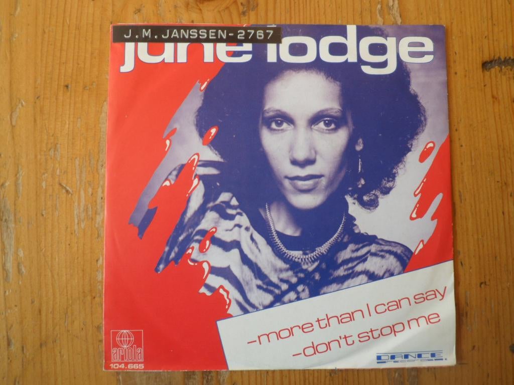 June Lodge, Cd's en Dvd's, Vinyl Singles, Ophalen of Verzenden, Gebruikt, Pop