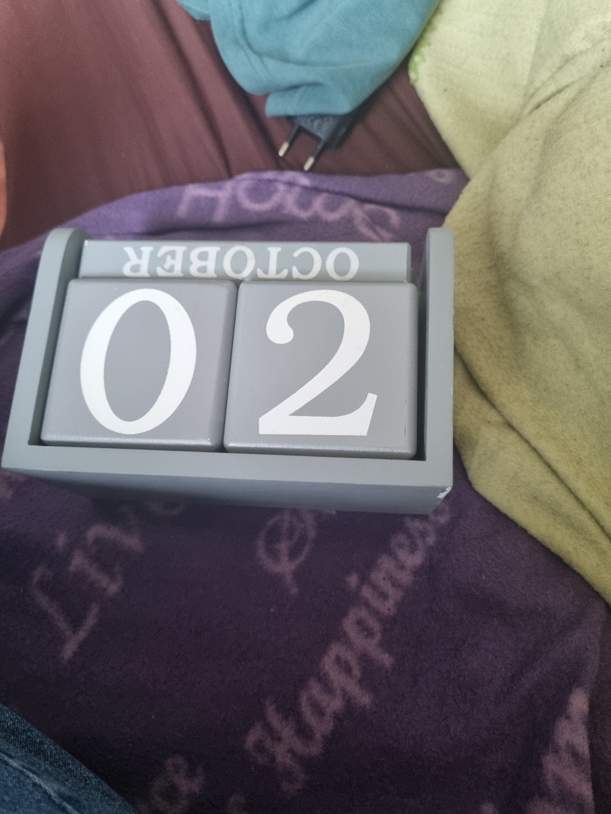 houten kalender bieden gebruikt, Ophalen of Verzenden, Gebruikt