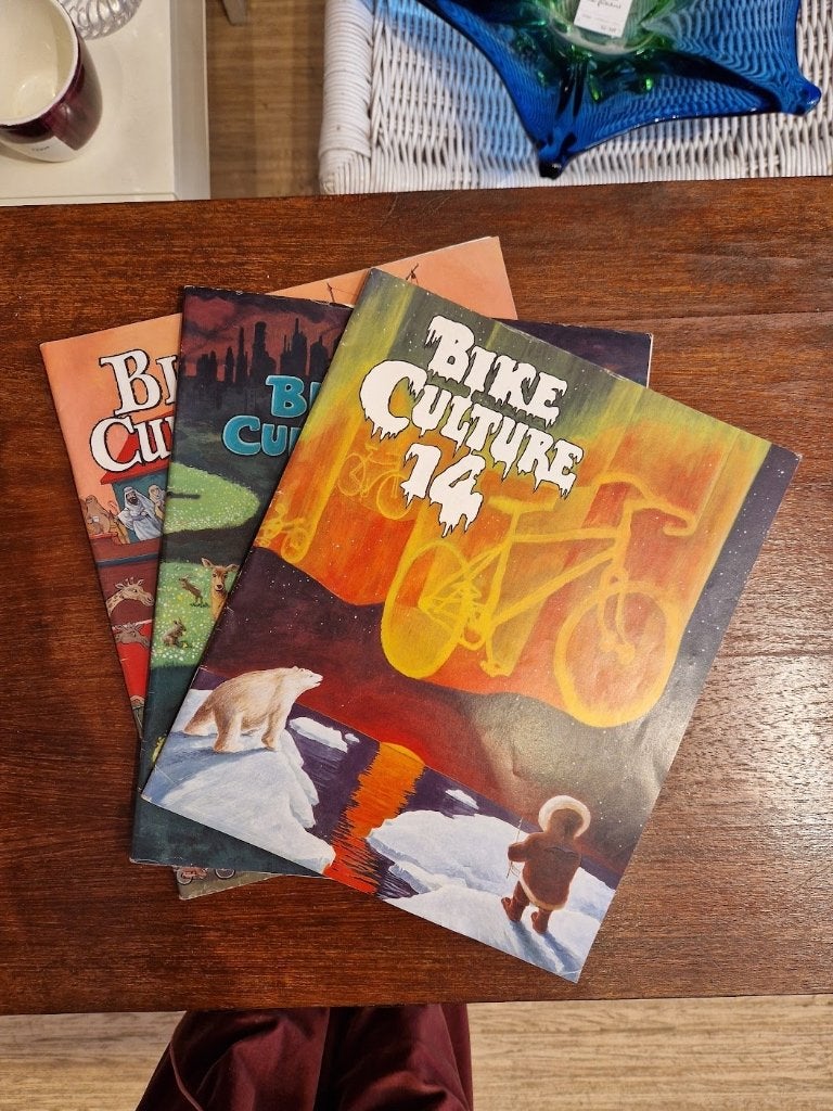 3 vintage Britse tijdschrift 'Bike Culture' fiets magazines, Ophalen, Gelezen, Sport en Vrije tijd