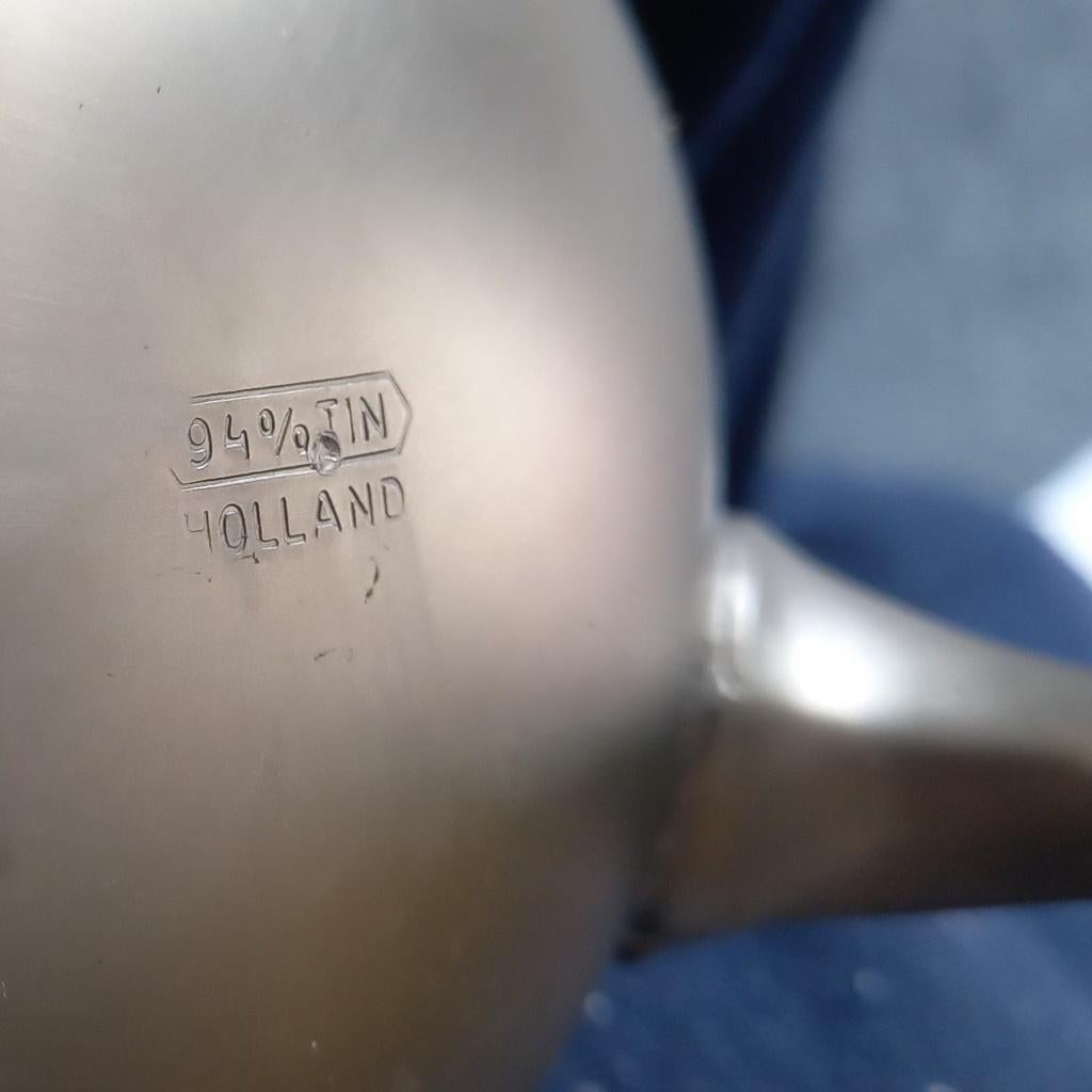 Kraantjes kan met brander, Antiek en Kunst, Antiek | Tin, Ophalen of Verzenden